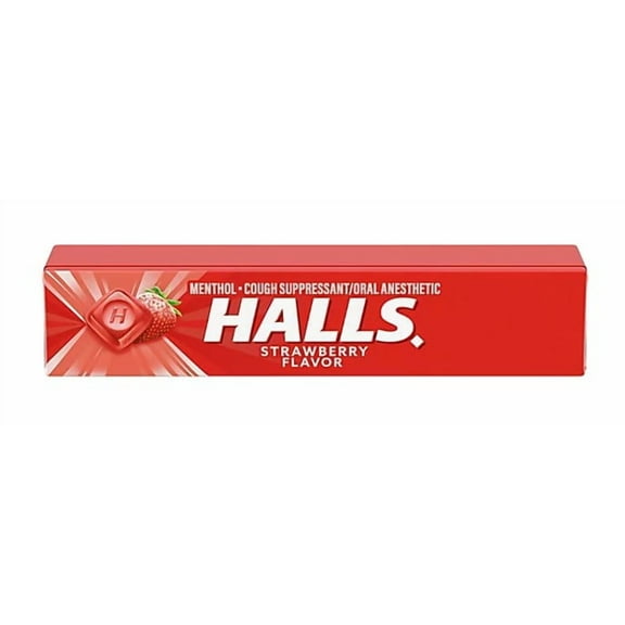 PR HALLS Strawberry Sticks ( - Case - 20 Units