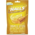 thumbnail image 1 of Halls Triple Soothing Action Cough Drops, Honey Lemon 30 Each, 1 of 1