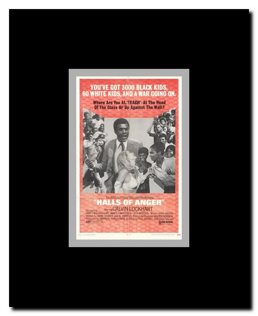 Halls of Anger Framed Movie Poster