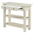 thumbnail image 1 of Hallway Console Table, Retro Console Table, Entryway Table Display Shelf With 2 Drawers And 2-Tier Open Storage Shelf For Entryway Dining Room, Living Room, Home, 1 of 9