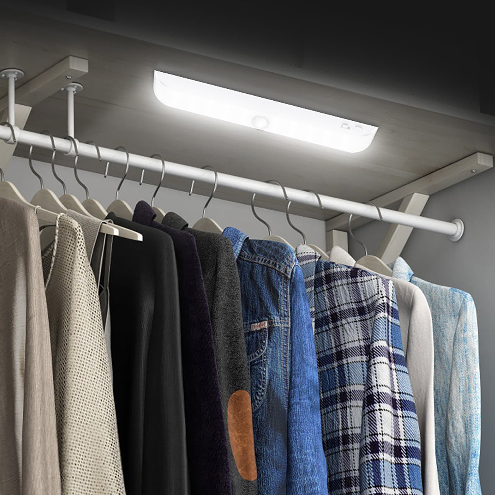 Hallway Light, Bathroom Night Light, LED Closet Light 30 Rechargeable