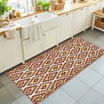 thumbnail image 1 of Hallway Runner Rug 2'x6', Boho Kitchen Runner Rugs Non-Slip Carpet Mats, Abstract Geometric Ethnic Bohemia Textured Bedside Rugs Runners Washable Floor Carpet for Bathroom Laundry Room, 1 of 8
