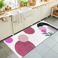 thumbnail image 1 of Hallway Runner Rug 2'x6', Boho Middle Century Kitchen Runner Rugs Non-Slip Carpet Mats, Abstract Pink Geometric Botanical Bedside Rugs Runners Washable Floor Carpet for Bathroom Laundry Room, 1 of 8