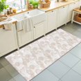 thumbnail image 1 of Hallway Runner Rug 2'x6', Nautical Seashell Kitchen Runner Rugs Non-Slip Carpet Mats, Summer Coastal Marine Shells Beige Bedside Rugs Runners Washable Floor Carpet for Bathroom Laundry Room, 1 of 8