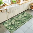 thumbnail image 1 of Hallway Runner Rug 2'x6', Tropical Leaves Kitchen Runner Rugs Non-Slip Carpet Mats, Watercolor Retro Country Summer Leaf Bedside Rugs Runners Washable Floor Carpet for Bathroom Laundry Room, 1 of 8