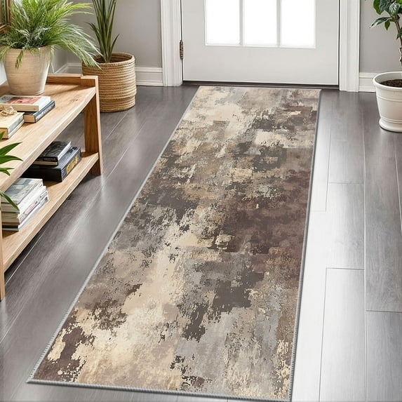 Hallway Runner Rug 2'x6' Washable Area Rugs Non Slip Laundry Rug Runner Floor Carpet Runners for Hallways Entryway Laundry Room Kitchen