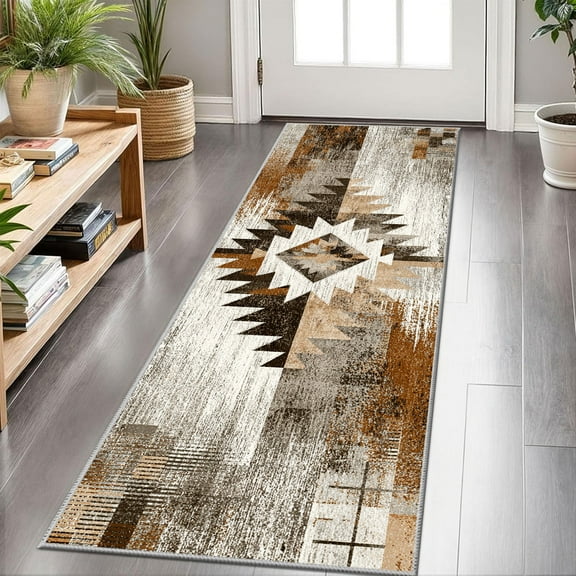 Hallway Runner Rug 2'x6' Washable Area Rugs Non Slip Laundry Rug Runner Floor Carpet Runners for Hallways Entryway Laundry Room Kitchen