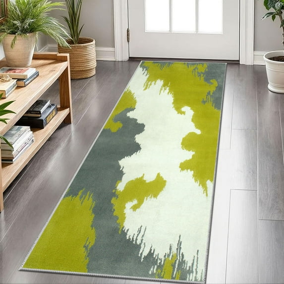 Hallway Runner Rug 2'x6' Washable Area Rugs Non Slip Laundry Rug Runner Floor Carpet Runners for Hallways Entryway Laundry Room Kitchen
