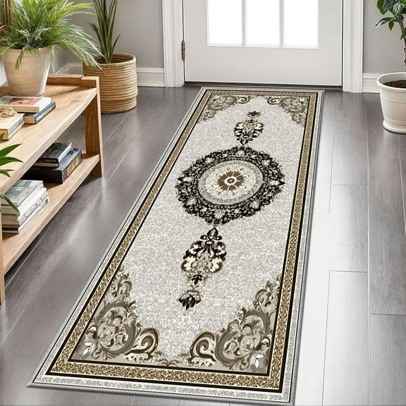 Hallway Runner Rug 2'x6' Washable Area Rugs Non Slip Laundry Rug Runner Floor Carpet Runners for Hallways Entryway Laundry Room Kitchen