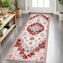 Hallway Runner Rug 2'x6' Washable Area Rugs Non Slip Laundry Rug Runner Floor Carpet Runners for Hallways Entryway Laundry Room Kitchen