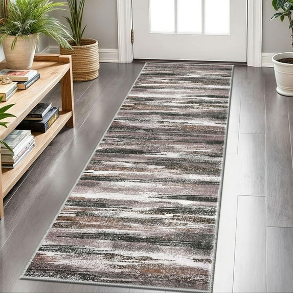 Hallway Runner Rug 2'x6' Washable Area Rugs Non Slip Laundry Rug Runner Floor Carpet Runners for Hallways Entryway Laundry Room Kitchen