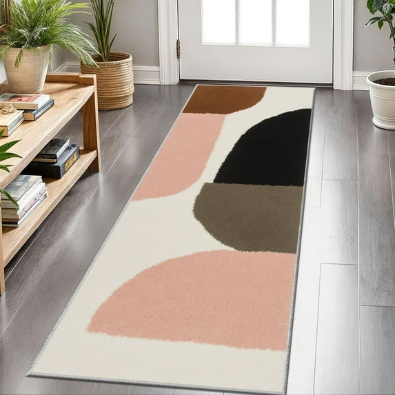Hallway Runner Rug 2'x6' Washable Area Rugs Non Slip Laundry Rug Runner Floor Carpet Runners for Hallways Entryway Laundry Room Kitchen