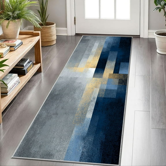 Hallway Runner Rug 2'x6' Washable Area Rugs Non Slip Laundry Rug Runner Floor Carpet Runners for Hallways Entryway Laundry Room Kitchen