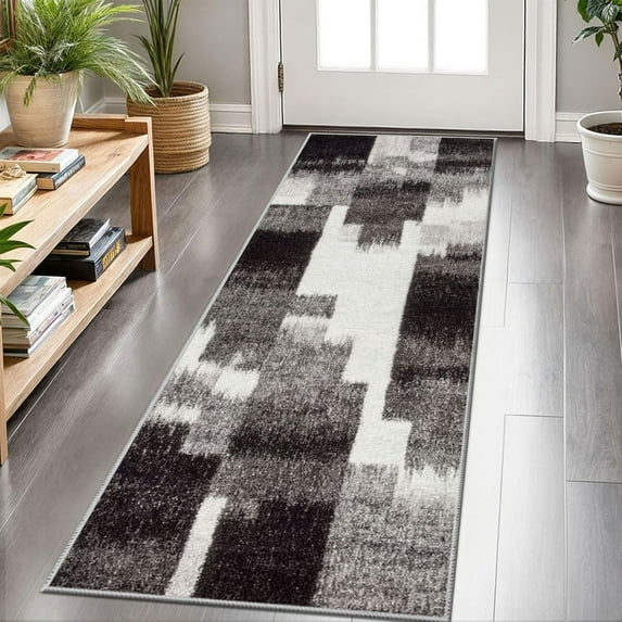 Hallway Runner Rug 2'x6' Washable Area Rugs Non Slip Laundry Rug Runner Floor Carpet Runners for Hallways Entryway Laundry Room Kitchen