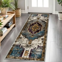 Hallway Runner Rug 2'x6' Washable Area Rugs Non Slip Laundry Rug Runner Floor Carpet Runners for Hallways Entryway Laundry Room Kitchen