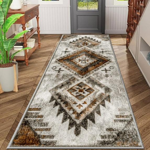 Hallway Runner Rug 2'x6' Washable Area Rugs Non Slip Laundry Rug Runner Floor Carpet Runners for Hallways Entryway Laundry Room Kitchen