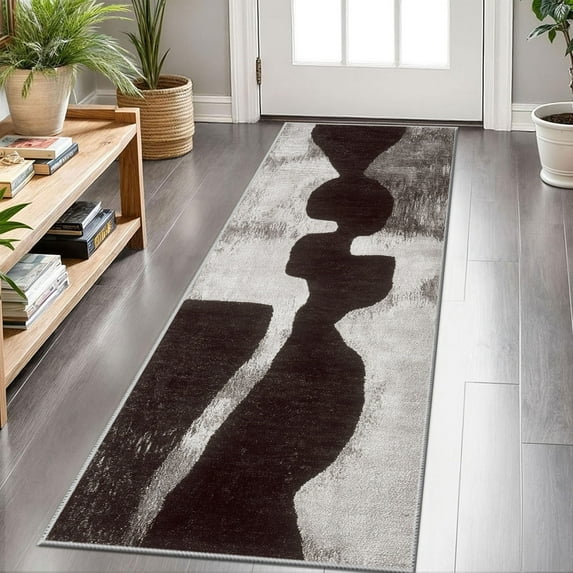 Hallway Runner Rug 2'x6' Washable Area Rugs Non Slip Laundry Rug Runner Floor Carpet Runners for Hallways Entryway Laundry Room Kitchen