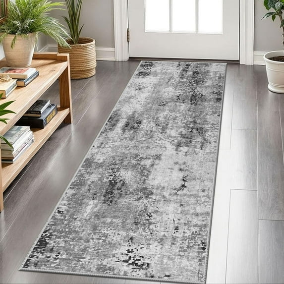 Hallway Runner Rug 2'x6' Washable Area Rugs Non Slip Laundry Rug Runner Floor Carpet Runners for Hallways Entryway Laundry Room Kitchen