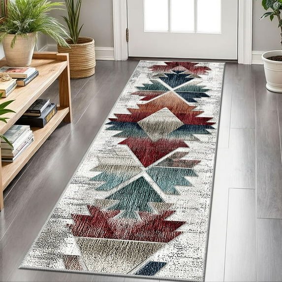 Hallway Runner Rug 2'x6' Washable Area Rugs Non Slip Laundry Rug Runner Floor Carpet Runners for Hallways Entryway Laundry Room Kitchen
