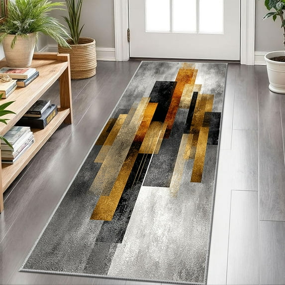 Hallway Runner Rug 2'x6' Washable Area Rugs Non Slip Laundry Rug Runner Floor Carpet Runners for Hallways Entryway Laundry Room Kitchen