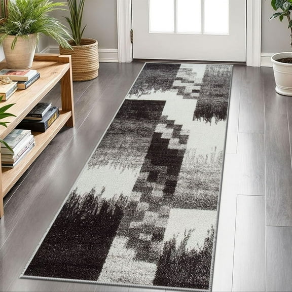 Hallway Runner Rug 2'x6' Washable Area Rugs Non Slip Laundry Rug Runner Floor Carpet Runners for Hallways Entryway Laundry Room Kitchen