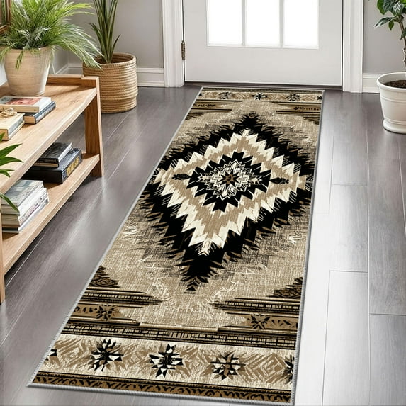 Hallway Runner Rug 2'x6' Washable Area Rugs Non Slip Laundry Rug Runner Floor Carpet Runners for Hallways Entryway Laundry Room Kitchen