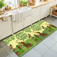 thumbnail image 1 of Hallway Runner Rug 2'x6', Yellow St. Patrick's Day Kitchen Runner Rugs Non-Slip Carpet Mats, Green Lucky Clovers Dog Bedside Rugs Runners Washable Floor Carpet for Bathroom Laundry Room, 1 of 8
