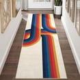 thumbnail image 1 of Hallway Runner Rug 2x6 - Modern Rugs Non Slip Non-Shedding Washable Soft Touch Carpet Runner Rug Stylish Area Rug Runner Home Beige/Blue/Pink, 1 of 7