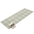 thumbnail image 1 of Hallway Runner Rug 2x6ft Buffalo Plaid Washable Runner Rug Non Slip Non-Shedding Low-Profile Sage Green Olive Farmhouse Gingham Striped Long Bathroom Floor Carpet Rugs for Kitchen Entryway Bedside, 1 of 8