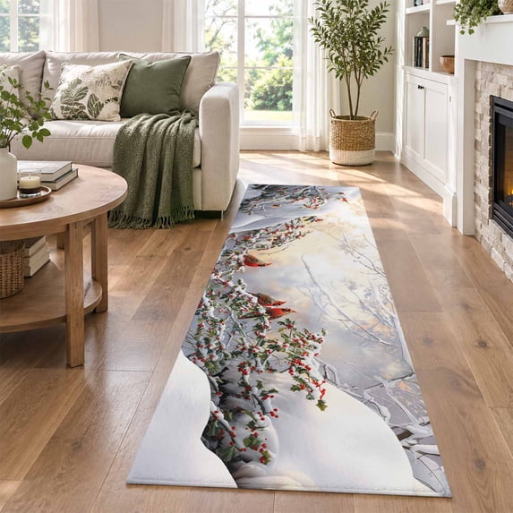Hallway Runner Rug 2x6ft, Christmas Non Slip Kitchen Runner Rugs, Xmas ...