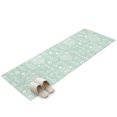 thumbnail image 1 of Hallway Runner Rug 2x6ft Mint Green Botanical Washable Runner Rug Non Slip Soft Non-Shedding Low-Profile Summer Chic Wildflowers Long Bathroom Floor Carpet Rugs for Kitchen Entryway Bedside, 1 of 8