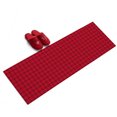 Long Red Rugs Hallway Runner Rug 2x6ft Red Gingham Plaid Washable Runner Rug Non Slip ...
