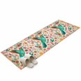 thumbnail image 1 of Hallway Runner Rug 2x6ft Turquoise Birds Washable Runner Rug Non Slip Soft Non-Shedding Low-Profile Retro Farmhouse Colorful Flowers Herbs Long Bathroom Floor Carpet Rugs for Kitchen Entryway Bedside, 1 of 8