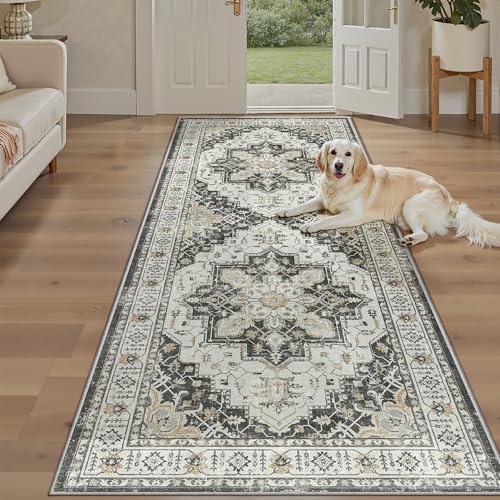 Hallway Runner Rug 4x8 Wide: Washable Thin Runners for Hallways Entry ...