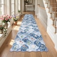 thumbnail image 1 of Runner Rug for Hallway, Yamaziot 2'x10' Washable Rug for Floor with Rubber Backing, Vintage Distressed Non Skid Brown Carpet, Laundry Room Rug Mat, 1 of 8