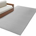 thumbnail image 1 of Hallway Runner Rugs 2.7x5 Ft, Gray Striped Non Slip Area Rugs for Kitchen Bedroom Entryway, Modern Minimalist Vertical Stripes Lines Washable Carpet Runner Rug Floor Mats for Bedroom Home Decor, 1 of 9