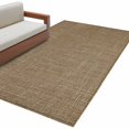 thumbnail image 1 of Hallway Runner Rugs 2.7x5 Ft, Vintage Brown Non Slip Area Rugs for Kitchen Bedroom Entryway, Farmhouse Retro Dark Solid Color Linen Texture Washable Carpet Runner Rug Floor Mats for Bedroom, 1 of 9