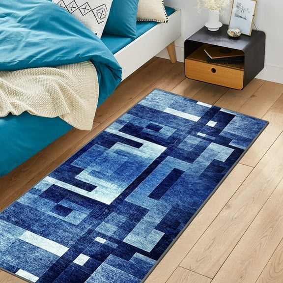 Hallway Runner Rugs 2 ft x 10 ft, Washable Floor Carpet Runner with Non-Slip Rubber Backing, Hallway Entryway Kitchen Bedroom Bathroom Living Room Laundry Room Area Rug Runner