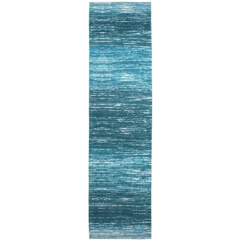 Custom Size Backed Non-Slip Area Rugs Runner, Easy Clean, Waterproof Runner  Rugs for Hallway Entryway, Kitchen, Laundry, 2FT x 6FT, Gray Stripe