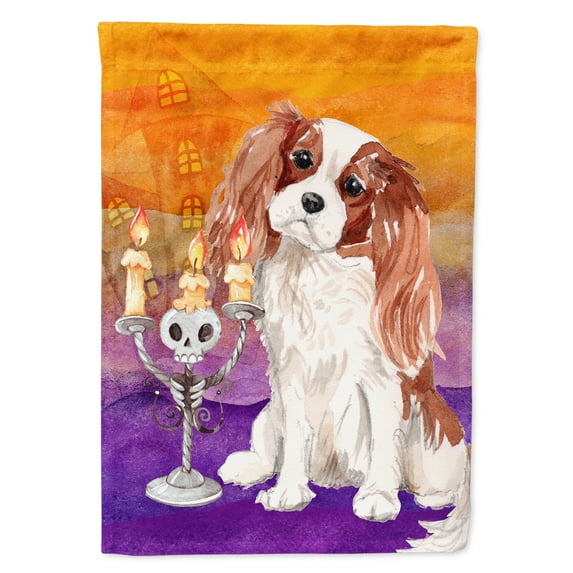 Hallween Blenheim Cavalier Spaniel House Flag