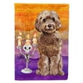 thumbnail image 1 of Hallween Brown Cockapoo Garden Size Flag, 1 of 1