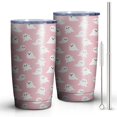 thumbnail image 1 of Hallween Ghosts Cute Spooky Tumbler with Straw, Ghosts Cute Spooky Stainless Steel Double Walled Vacuum Insulated Cup, Spooky Holiday Gifts for Women Men, 1 of 7