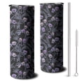 thumbnail image 1 of Hallween Goth Skull Gothic Tumbler with Straw, Goth Skull Gothic Stainless Steel Double Walled Vacuum Insulated Cup, Spooky Holiday Gifts for Women Men, 1 of 7