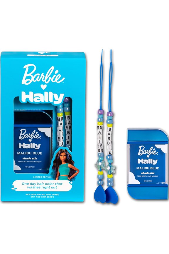 Hally Barbie Shade Stix, Temporary Hair Makeup & Accessories, Blue, 12 ml