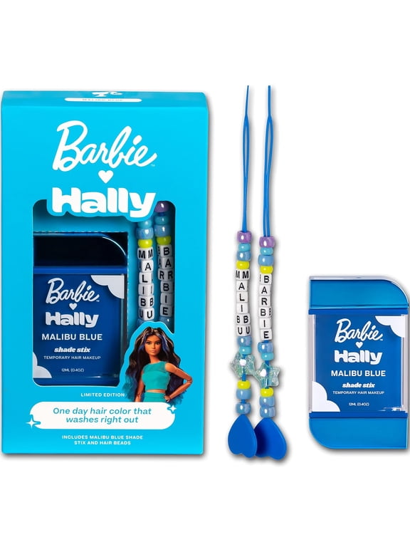 Hally Barbie Shade Stix, Temporary Hair Makeup & Accessories, Blue, 12 ml