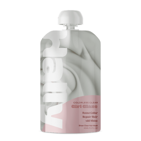 Hally Hair Girl Glaze - Colorless Clear Sheer Clear Hair Mask Pouch 1.5 fl. oz.