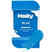 Hally Hair Shade Stix, Patent-Pending Temporary Hair Makeup, Blue, Vegan, 12 ml