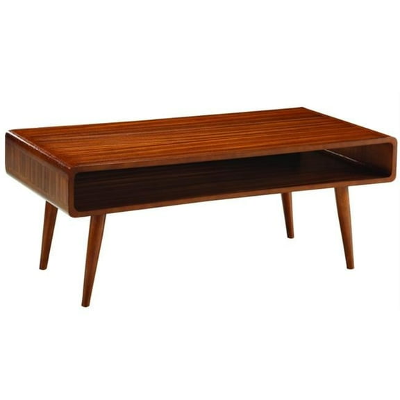 Halmstad Coffee Table, Zebra Series,Rich Walnut