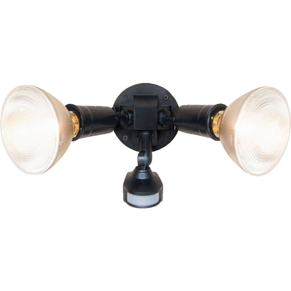 Halo 110-Degree Non-Metallic Incandescent Motion Floodlight Fixture - Single Pack