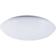 Cooper Lighting Halo 15 In. CCT LED Low Profile Round Flush Mount Ceiling Light Fixture — Heavy-Duty Construction, Professional Use